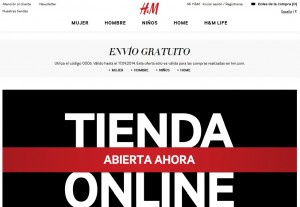 Tienda online H&M tienda online posicionamiento web marketing online digital domain comercio online campañas online  