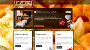 Nueva web restaurantes Dibocca  