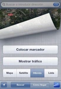 GoogleMaps permite ver el tráfico en España desde el Iphone software servidores dedicados Outsourcing desarrollo web  