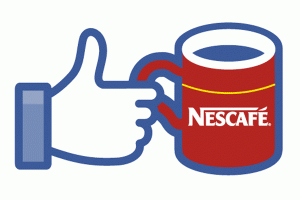 Nescafé hace sus primeros pinitos en Facebook  redes sociales  