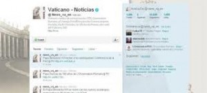 El canal de Twitter del Vaticano supera los 80.000 seguidores en tan sólo dos días Twitter reputacion online redes sociales  