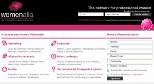 Womenalia.com es la nueva plataforma profesional dedicada a las mujeres redes sociales facebook desarrollo web  